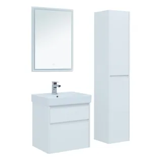 Зеркало с подсветкой Aquanet Nova Lite 242620 60 см белый